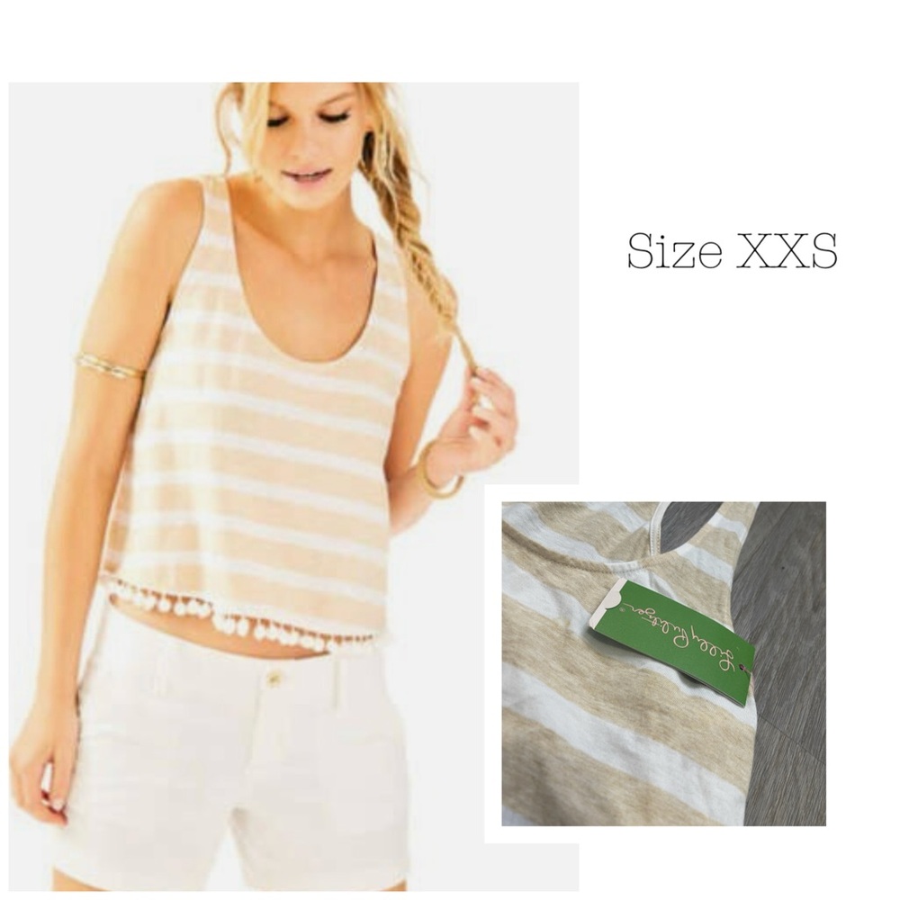 XXS Lilly Pulitzer Shirley NEW WITH TAGS Crop Top